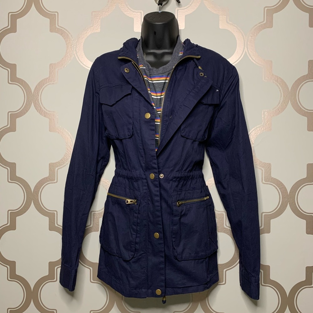 Combat Jacket- Navy Blue